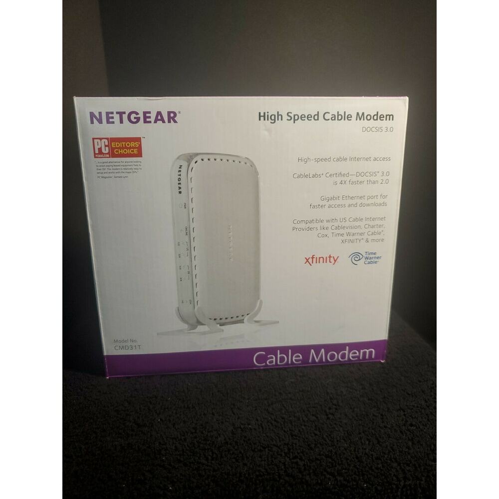 NETGEAR CMD31T-100NAS Cable Modem-New